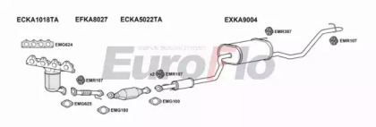 Система выпуска ОГ EuroFlo KACEE16 1001E